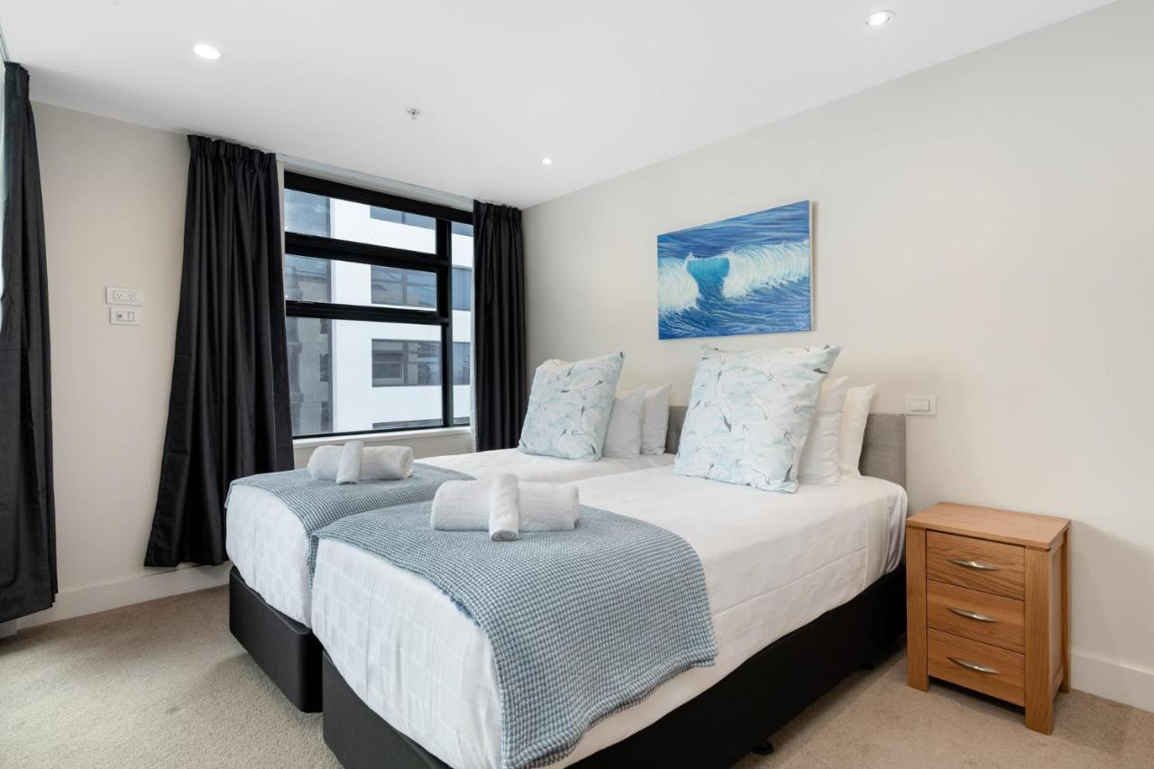 Apartmán Superb Elevated Views Of Harbour With Heated Pool, Gym & Parking Mount Maunganui Exteriér fotografie